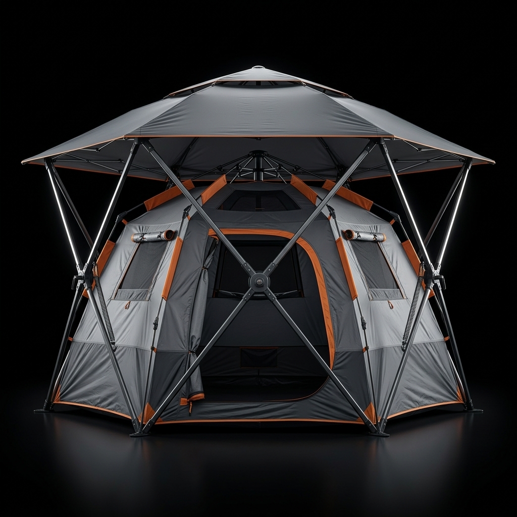 2-in-1 Hexagonal Tent